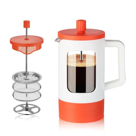 Amazon.com: YOLIFE French Press Coffee Maker, 21 oz Small Coffee Tea ...