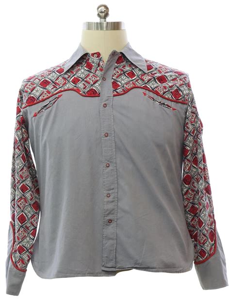 Home Sewn 1950s Vintage Western Shirt: 50s style (made in 80s) -Home ...