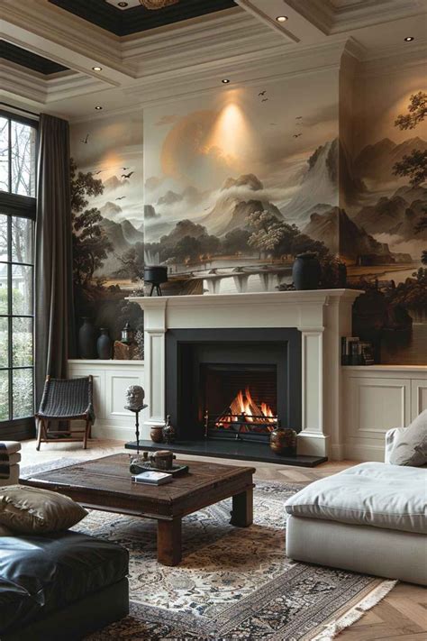 35 Beautiful Fireplace Accent Wall Ideas for a Timeless Look ...