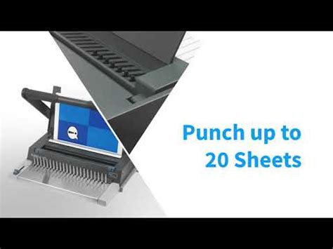 GBC Comb Binding Machine - GBC Comb Bind C250Pro Binder Distributor ...