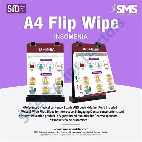 Insomnia: A4 Flip Wipe – SMS Scientific Products Pvt. Ltd.