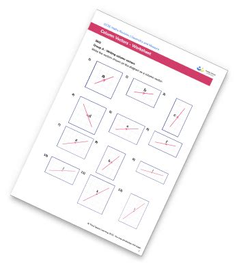 Column Vectors Corbettmaths 的图像结果