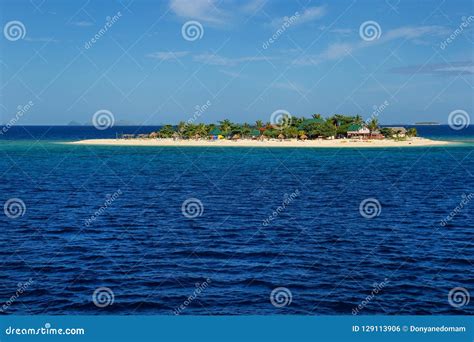 Small South Sea Island in Mamanuca Island Group, Fiji Stock Photo ...