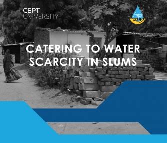 Catering to water scarcity in slums | CEPT - Portfolio