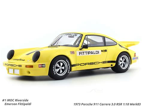 1973 Porsche 911 Carrera 3.0 RSR Emerson Fittipaldi 1:18 Werk83 diecast ...