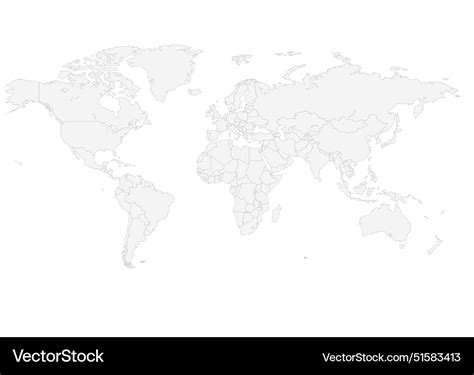 World Map Vector with Borders 的图像结果