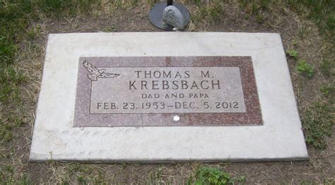 Thomas Mark Krebsbach (1953-2012) - Find a Grave Memorial
