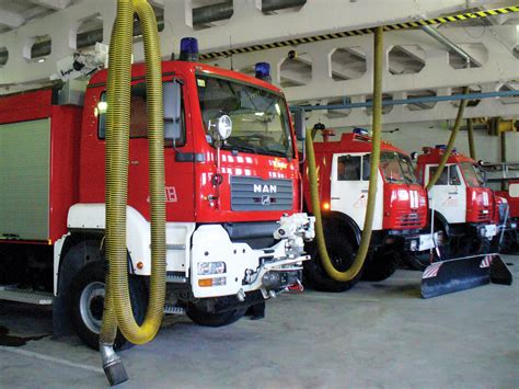 Rail extraction system for fire and rescue stations ARSL -SovPlym India