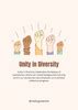 Free Customizable Unity in Diversity Poster Templates | Canva