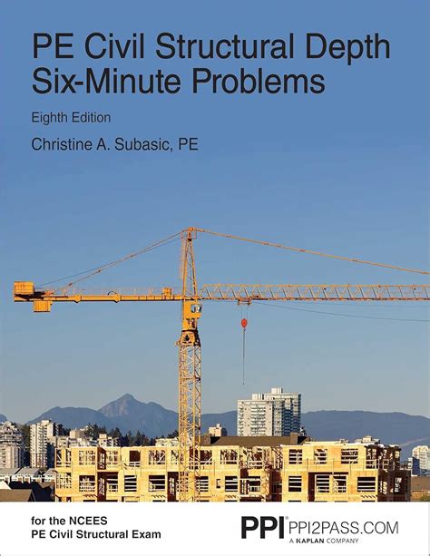 Buy PPI PE Civil Structural Depth Six-Minute Problems, 8th Edition ...