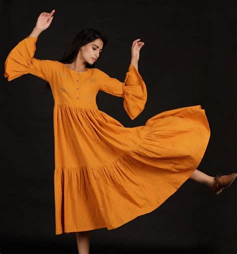 Ambar- Latest Designer Indian Cotton Dresses Online – TJORI