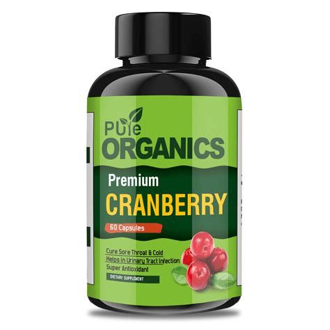 Buy Pure Organic cranberry help in sore throat, cold and in urinary ...