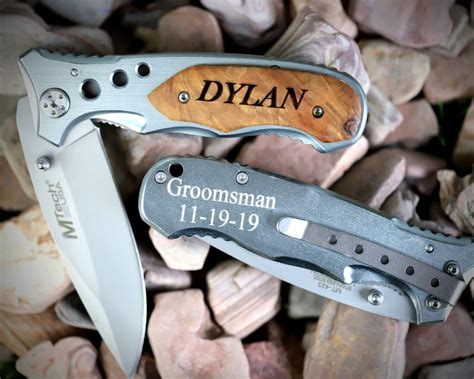 Personalized Pocket Knife, Engraved Pocket Knife, Engraved Pocket Knife for Groomsmen ...