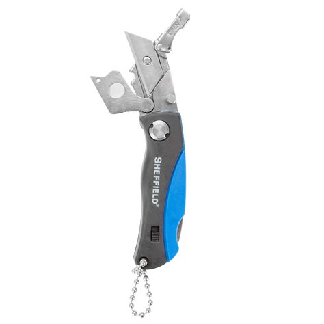 Sheffield 12125 Mini Quick Change Folding Utility Knife, Comes with 6 ...