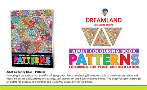 Buy Patterns Adult Colouring Book for Peace & Relaxation | Intricate ...