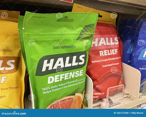 Grocery Store Halls Cough Drops Defense Variety Bags Editorial Stock Photo - Image of shelf ...