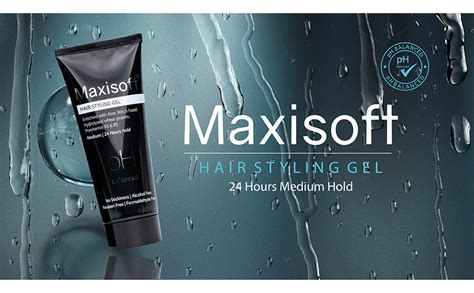 Buy Maxisoft Hair Styling Gel | With Vitamin B3 & B5 |24-Hour Medium ...