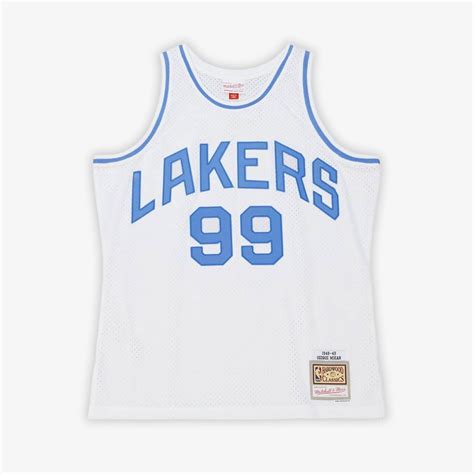 George Mikan Minneapolis Lakers 48-49 HWC Swingman Jersey - White ...
