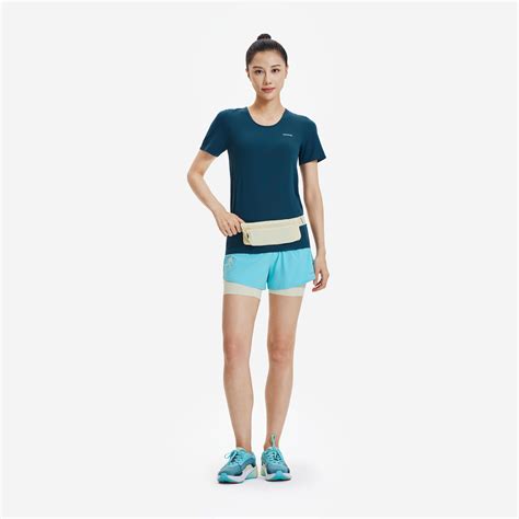 Men's and Women's Running Smartphone Belt KIPRUN Basic 2 - yellow
