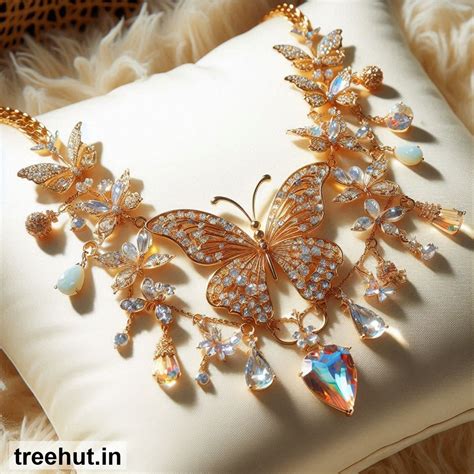 Butterfly Gold Necklace Design Ideas, Jewelry Design Ideas