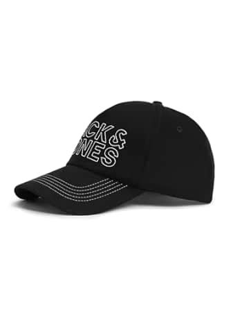 Buy JACK & JONES Men Contrast Stitch Logo Baseball Cap Anthracite at ...