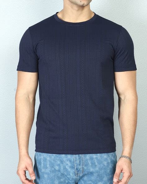 Buy Navy Blue Tshirts for Men by Shein Online | sheinindia.in