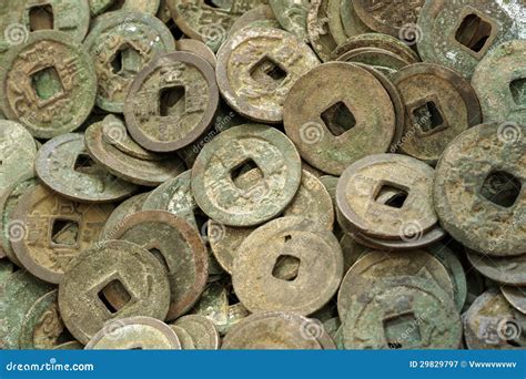 Ancient chinese coins stock image. Image of coin, collection - 29829797