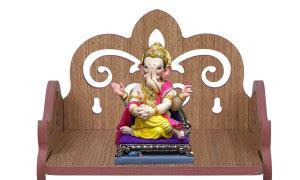 STASTORE Wooden Singhasan Temple for God, Laddu Gopal Sinhasan for ...