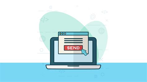 Sending Business Email On Laptop 2D Cartoon Animation 43554482 Stock ...