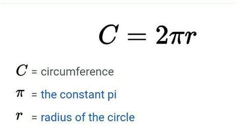 what is the formula of circumference - Brainly.in