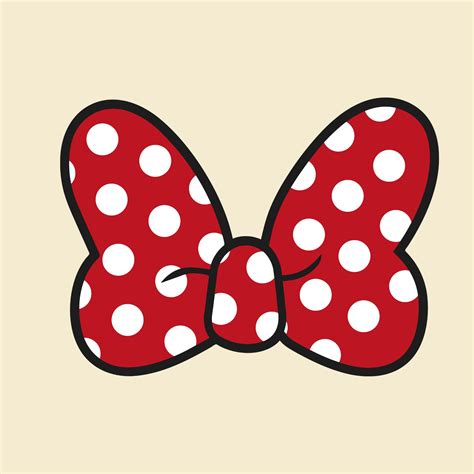 MINNIE Mouse Bow SVG Solid Red Polka Dot Vinyl Layered Cut - Etsy Australia