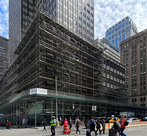 245 Park Avenue Prepares For Renovations, Partial Re-Cladding in ...