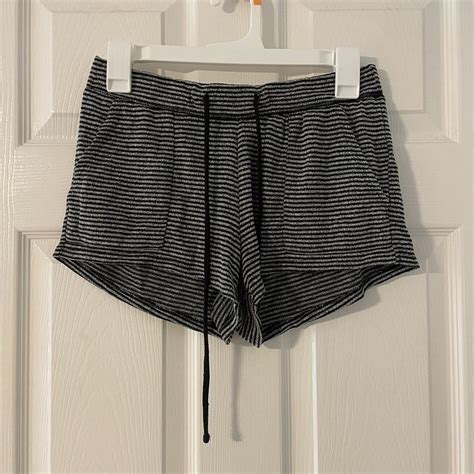Abercrombie & Fitch stripped sleepwear shorts - Depop