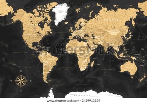 Detailed World Map Vector 的图像结果