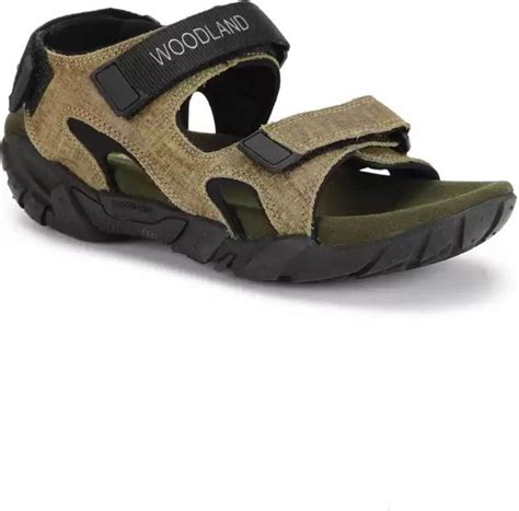 Woodland Brand Mens Casual Backstrap Sandal GD 3249119 (Khaki) :: RAJASHOES