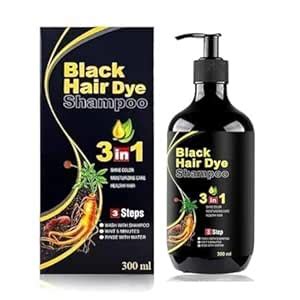 Buy DS ENTERPRISE Herbal 3-in-1 Instant Black Hair Dye Shampoo – 300ml ...