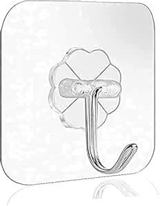 XML Wall Hooks Hanger for Hanging Clothes Strong Self Adhesive Magic ...