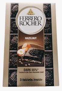 FERRERO ROCHER Dark 55% Cocoa In Fine Chocolate With Hazelnut Shell 3 ...