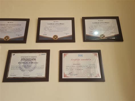 Stuthi Arts A4 size Certificate Document & Photo Brown Wall wood photo ...