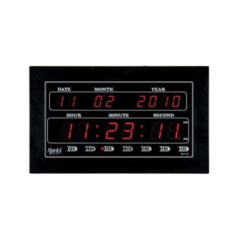 Oreva OLC 307 Multi Color Digital Display Wall Clock - Enhance Your ...