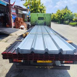 Jual Atap Spandek 0,35 mm x 6m / Spandeck / Atap Galvalum / Seng Atap ...