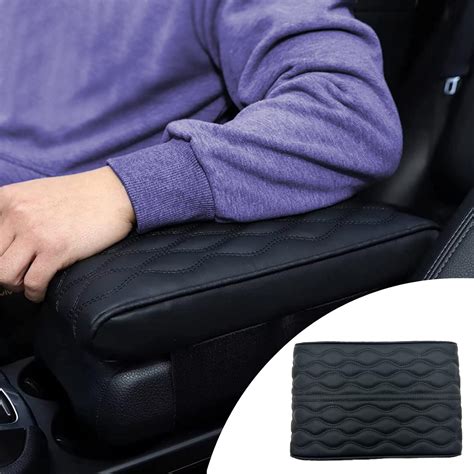 NTNEV Car Center Console Cover Armrest Box Mat, Car Armrest Box Height Increase Cushion, Memory ...