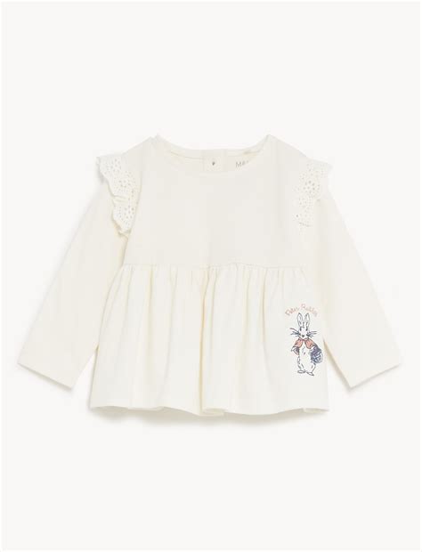 Buy 2pc Cotton Rich Peter Rabbit™ Outfit at Marks & Spencer