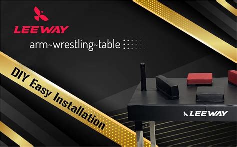 LEEWAY Arm Wrestling Battle Table, Standard Duo Training, Arm Fighting ...