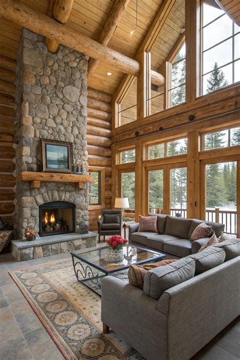 17+ Cozy Log Cabin Decor Ideas