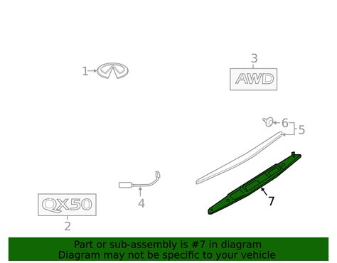 2019-2020 Infiniti QX50 Molding 90816-5NA1B | Faulkner Infiniti of ...