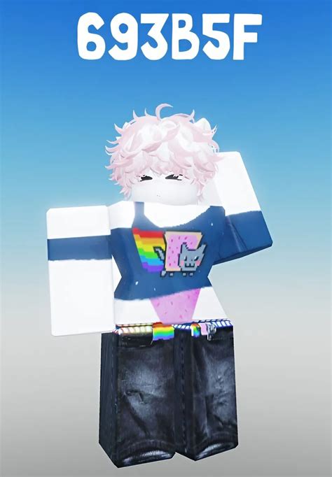 Roblox outfit catalog avatar creator code | Cute femboy art, Cute ...