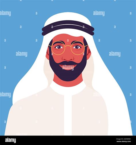 Portrait of a young Arab man with a beard. Middle Eastern Ethnicity ...