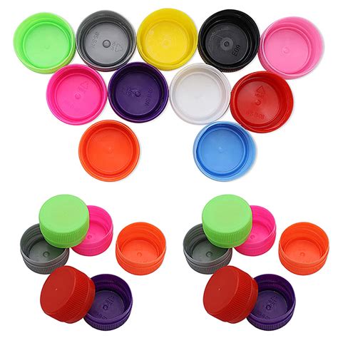 Amazon.com: Bottle Caps, 50Pcs Plastic Bottle Caps for Crafts, Bottle ...