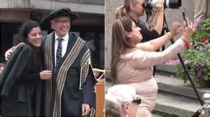 Daughter graduates, mother steals hearts with Punjabi-style cheering in ...